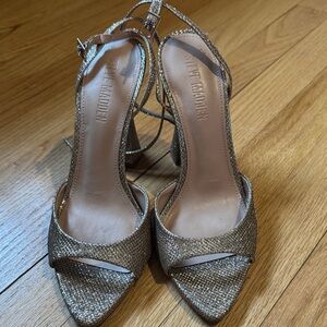 Steve Madden Glittering Gold Heels